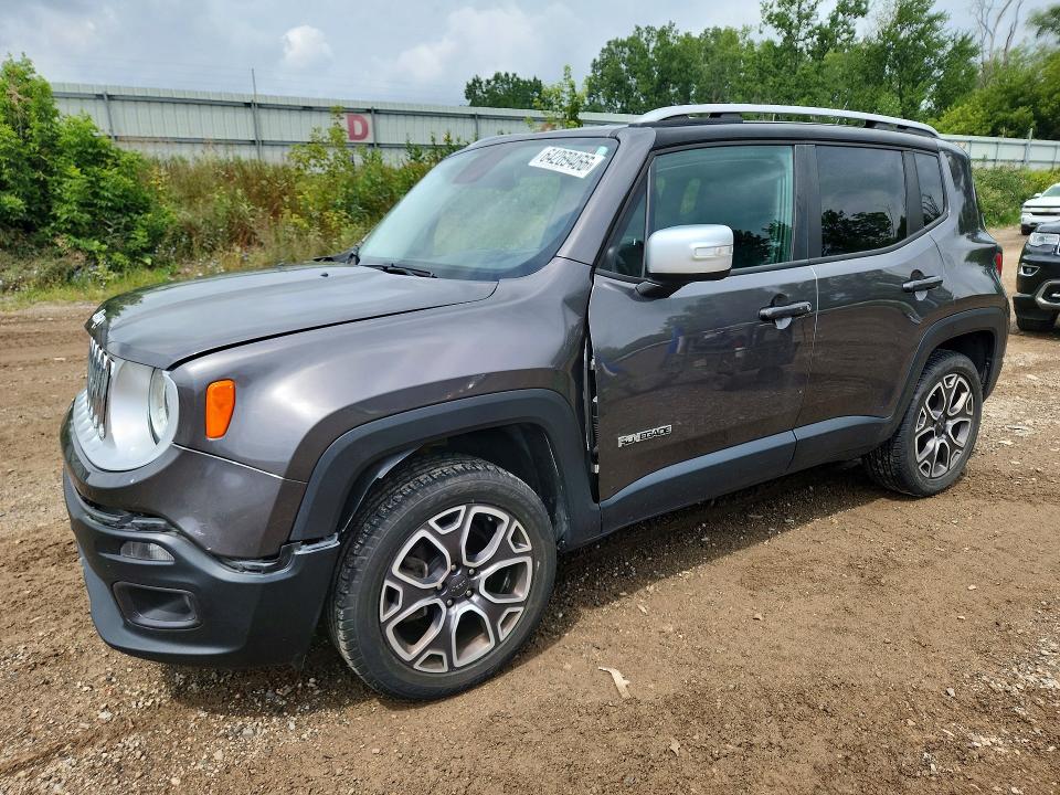 Aukcja sprzedaży 2016 Jeep Renegade, vin: ZACCJBDT6GPC77038, numer aukcji: 64269466