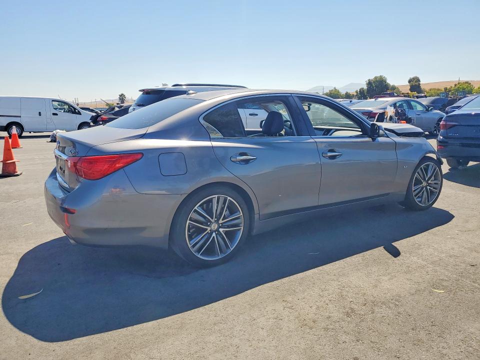 2014 Infiniti Q50 მანქანა იყიდება აუქციონზე, vin: JN1BV7AP3EM689484, აუქციონის ნომერი: 64495916