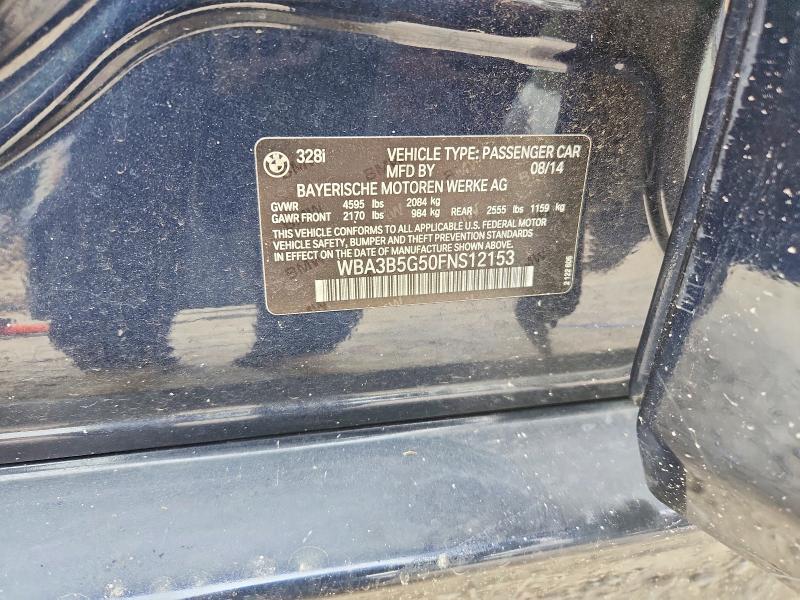 Продажа на аукционе авто 2015 Bmw 328, vin: WBA3B5G50FNS12153, номер лота: 65676846