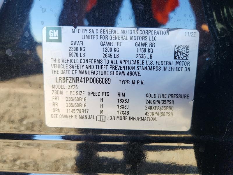 Aukcja sprzedaży 2023 Buick Envision, vin: LRBFZNR41PD066089, numer aukcji: 65344276