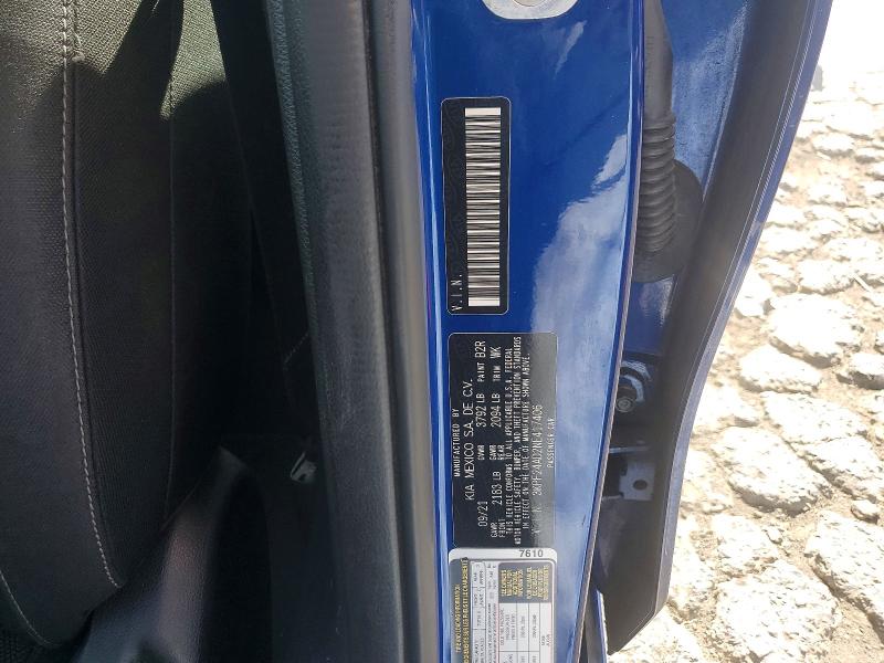 65697316 :رقم المزاد ، 3KPF24AD2NE417406 vin ، 2022 Kia Forte مزاد بيع