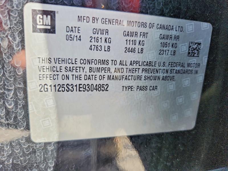 Продажа на аукционе авто 2014 Chevrolet Impala, vin: 2G1125S31E9304852, номер лота: 63779146
