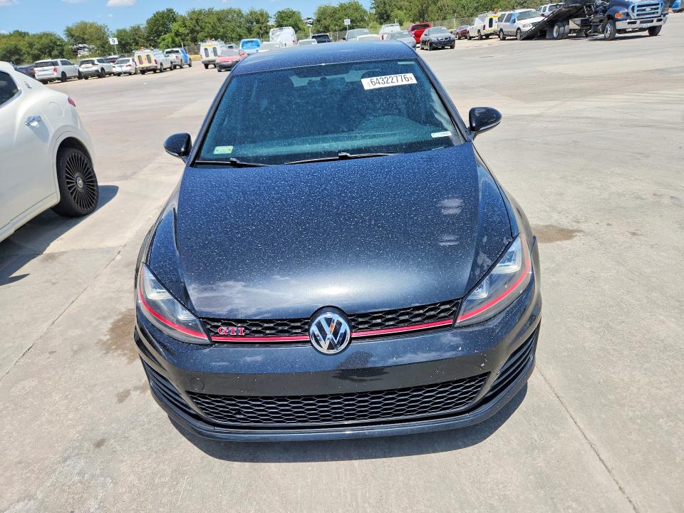 2017 Volkswagen Gti მანქანა იყიდება აუქციონზე, vin: 3VW547AU1HM004441, აუქციონის ნომერი: 64322776