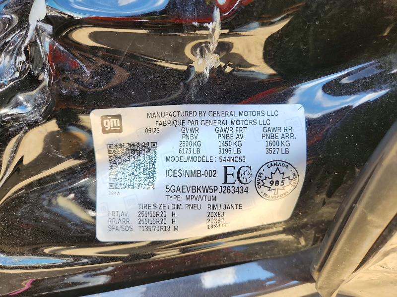 Aukcja sprzedaży 2023 Buick Enclave, vin: 5GAEVBKW5PJ263434, numer aukcji: 64937036