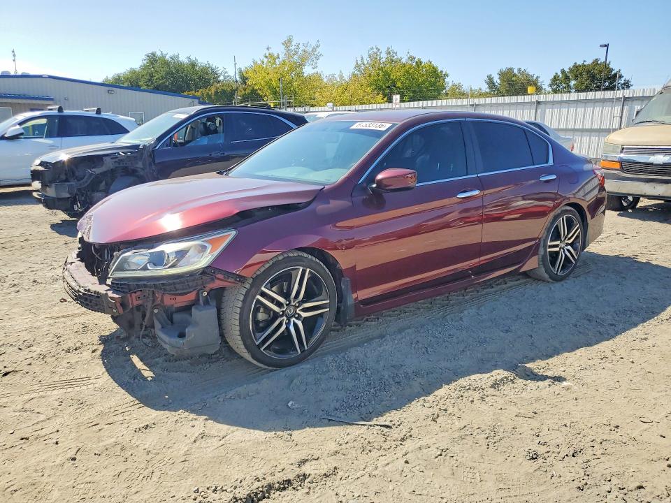 64533136 :رقم المزاد ، 1HGCR2F56GA027162 vin ، 2016 Honda Accord مزاد بيع