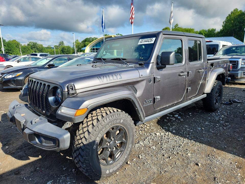 2021 Jeep Gladiator მანქანა იყიდება აუქციონზე, vin: 1C6HJTAG4ML571788, აუქციონის ნომერი: 65144426