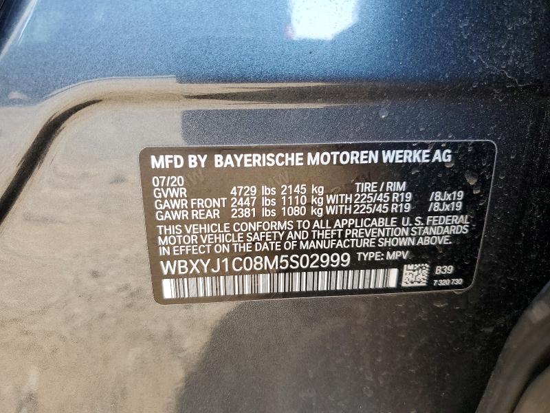 Продаж на аукціоні авто 2021 Bmw X2, vin: WBXYJ1C08M5S02999, номер лоту: 65007846