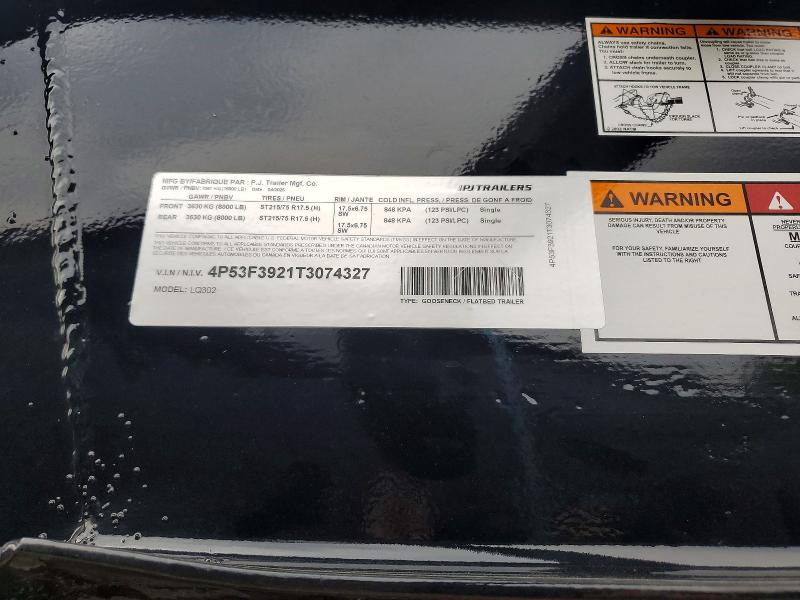 Продажа на аукционе авто 2026 Pj Unknown, vin: 4P53F3921T3074327, номер лота: 63389186