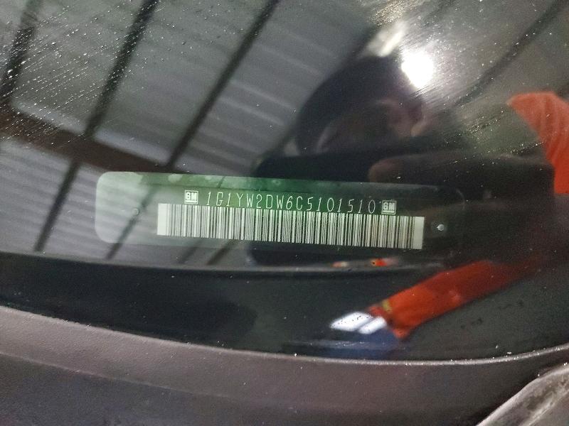 66106006 :رقم المزاد ، 1G1YW2DW6C5101510 vin ، 2012 Chevrolet Corvette مزاد بيع