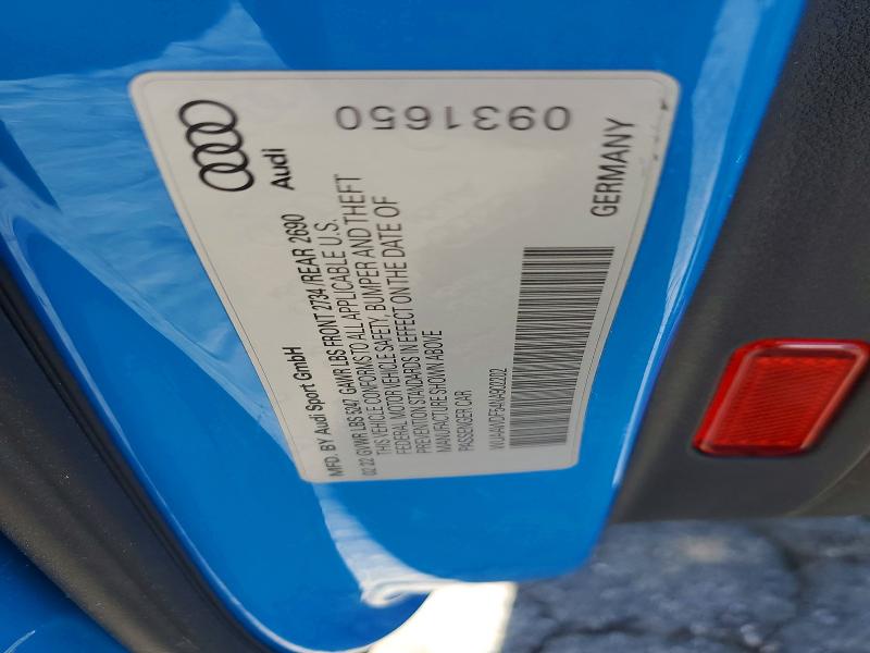 65214736 :رقم المزاد ، WUAAWDF54NA902202 vin ، 2022 Audi Rs5 مزاد بيع