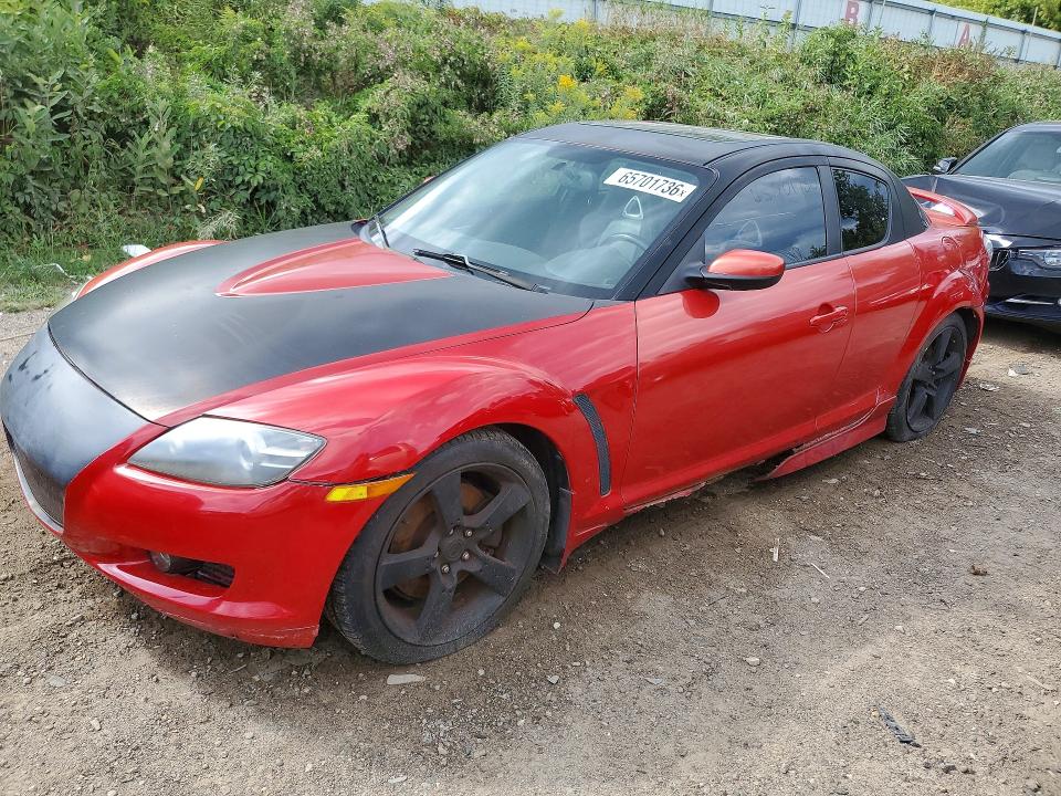 65701736 :رقم المزاد ، JM1FE17N640104968 vin ، 2004 Mazda Rx8 مزاد بيع