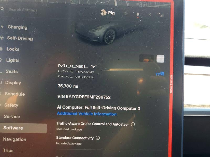 Продаж на аукціоні авто 2021 Tesla Model Y, vin: 5YJYGDEE9MF296752, номер лоту: 63556006