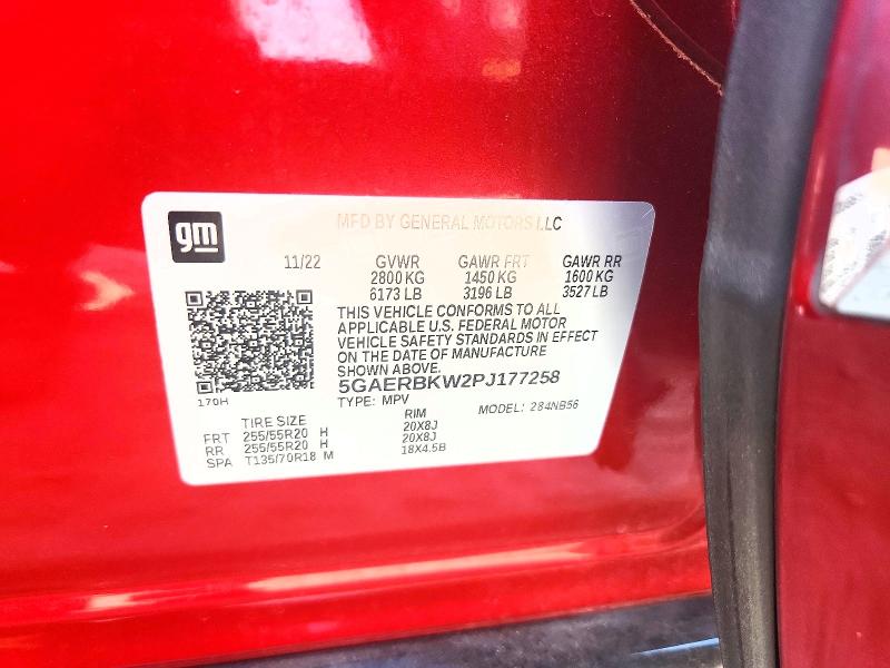 Aukcja sprzedaży 2023 Buick Enclave, vin: 5GAERBKW2PJ177258, numer aukcji: 65638736