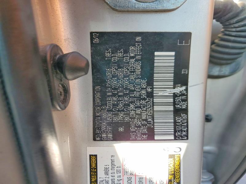 65713956 :رقم المزاد ، JTJJM7FX5D5050632 vin ، 2013 Lexus Gx مزاد بيع