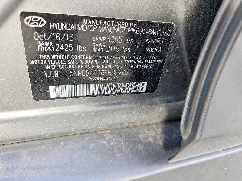 Продажа на аукционе авто 2014 Hyundai Sonata, vin: 5NPEB4AC6EH832887, номер лота: 66739216