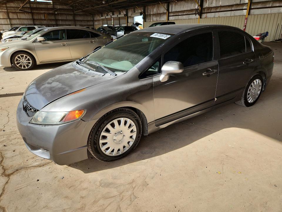 66755976 :رقم المزاد ، 19XFA16549E048136 vin ، 2009 Honda Civic مزاد بيع