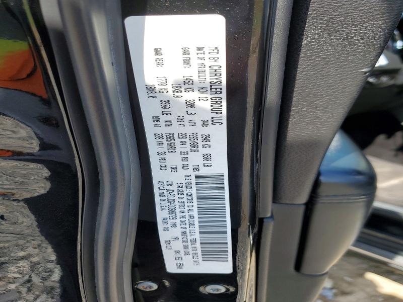65288046 :رقم المزاد ، 1C4RDJDG4DC608729 vin ، 2013 Dodge Durango مزاد بيع
