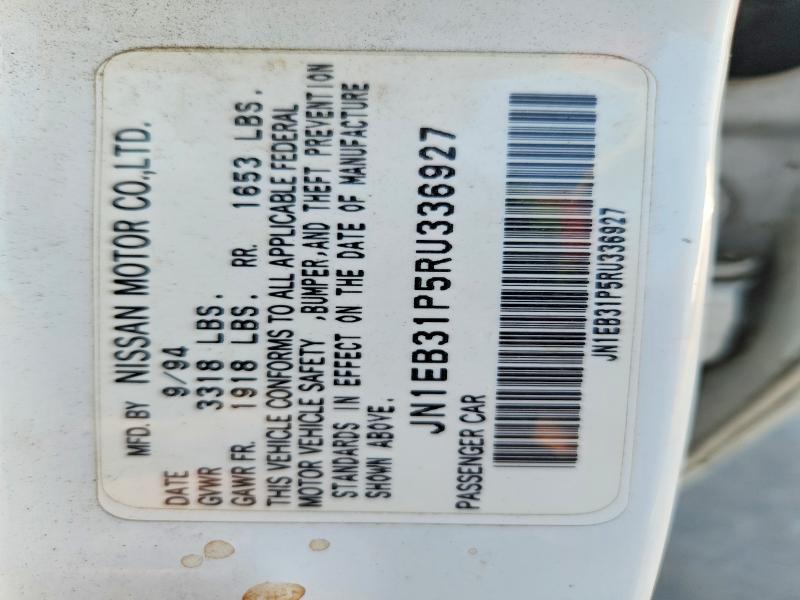 67137586 :رقم المزاد ، JN1EB31P5RU336927 vin ، 1994 Nissan Sentra مزاد بيع