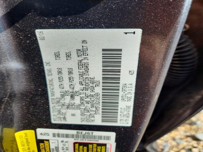 Aukcja sprzedaży 2016 Toyota Tundra, vin: 5TFRM5F18GX101989, numer aukcji: 64300826