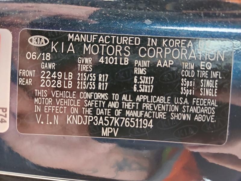 Aukcja sprzedaży 2019 Kia Soul, vin: KNDJP3A57K7651194, numer aukcji: 65671946