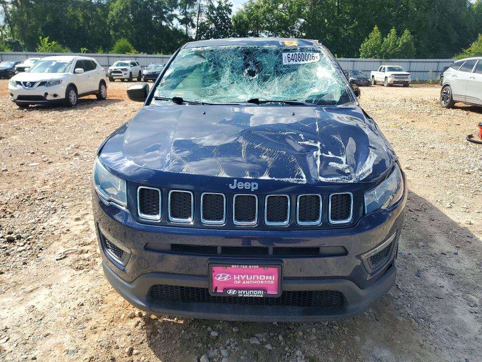 64080006 :رقم المزاد ، 3C4NJDAB7LT208927 vin ، 2020 Jeep Compass مزاد بيع