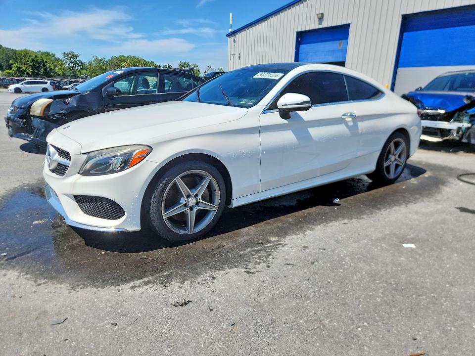 2017 Mercedes-benz C მანქანა იყიდება აუქციონზე, vin: WDDWJ4KB1HF386049, აუქციონის ნომერი: 64374506