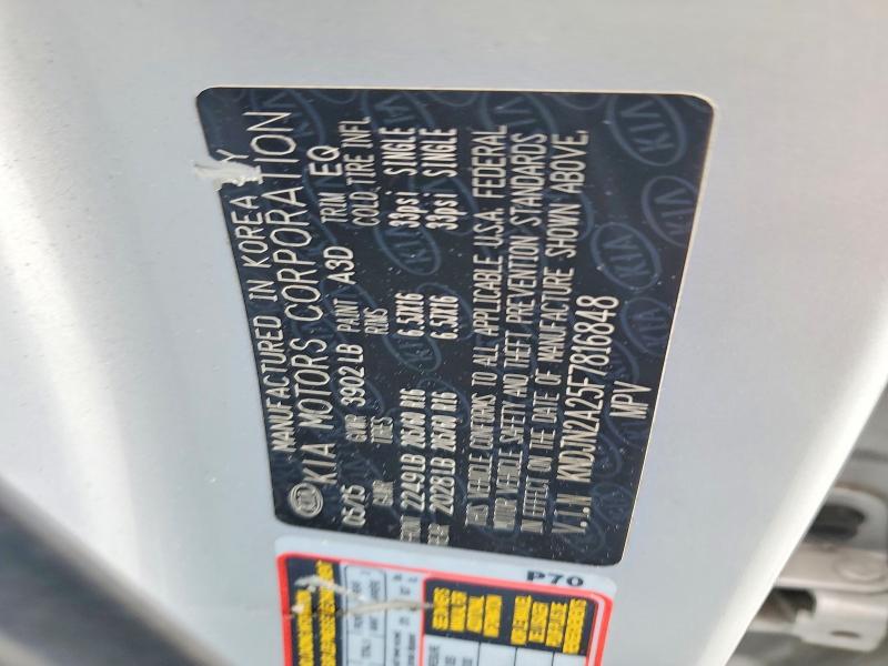 Aukcja sprzedaży 2015 Kia Soul, vin: KNDJN2A25F7816848, numer aukcji: 63996496