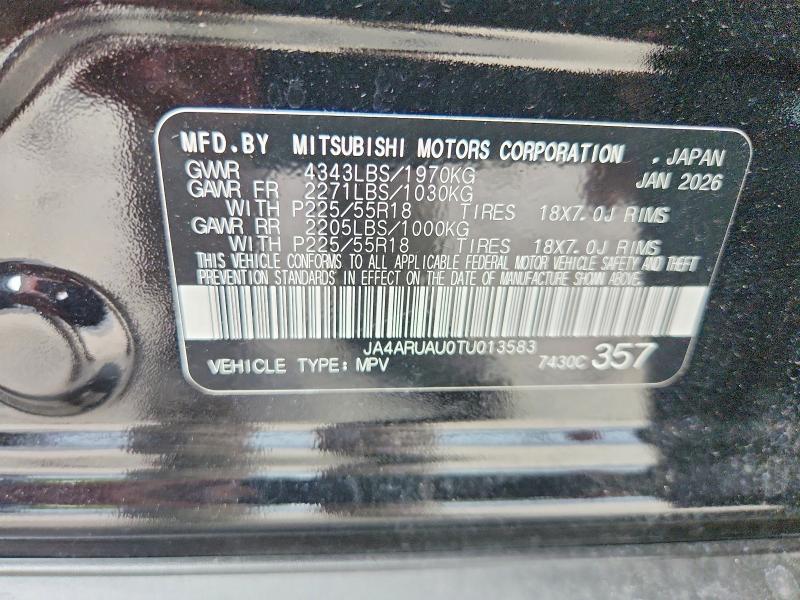 Продажа на аукционе авто 2026 Mitsubishi Outlander Sport, vin: JA4ARUAU0TU013583, номер лота: 64061496