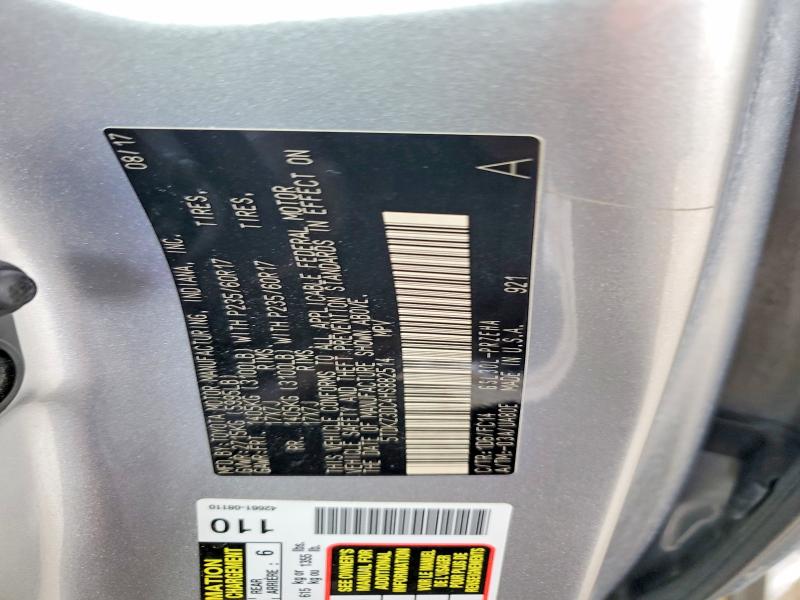 2017 Toyota Sienna მანქანა იყიდება აუქციონზე, vin: 5TDKZ3DC4HS882514, აუქციონის ნომერი: 66734526