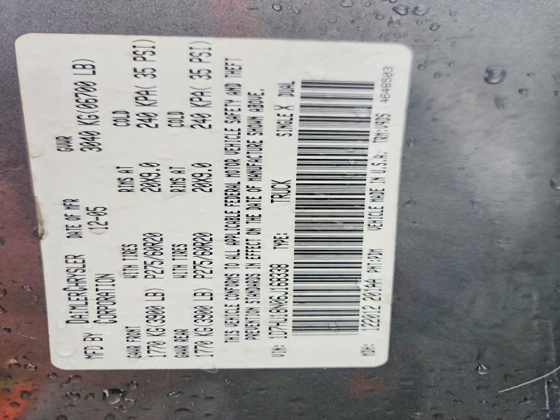 Aukcja sprzedaży 2006 Dodge Ram 1500, vin: 1D7HU18N06J168338, numer aukcji: 65601776