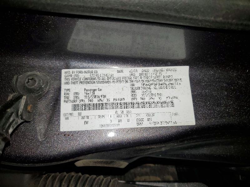 64247426 :رقم المزاد ، 1FADP3F24DL296173 vin ، 2013 Ford Focus مزاد بيع