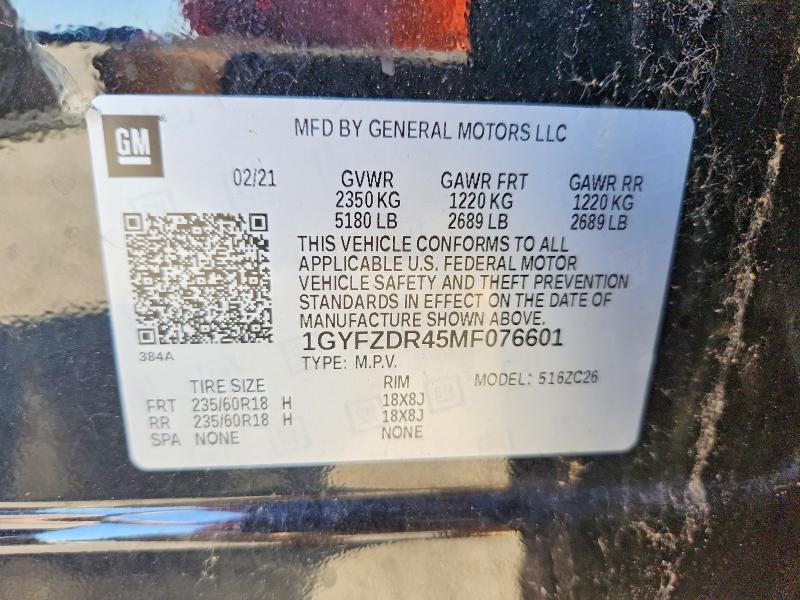 Продаж на аукціоні авто 2021 Cadillac Xt4, vin: 1GYFZDR45MF076601, номер лоту: 65790756