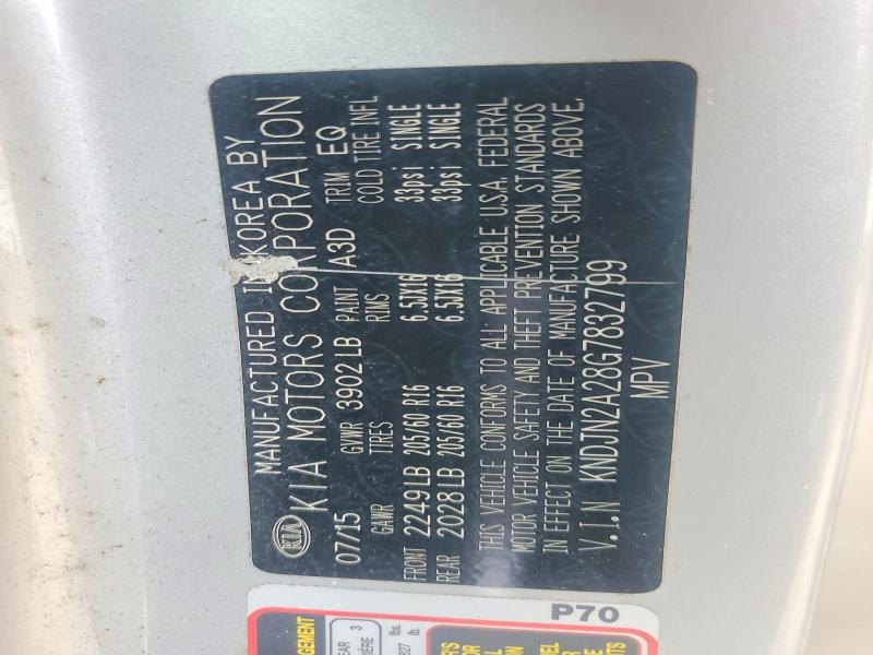 Aukcja sprzedaży 2016 Kia Soul, vin: KNDJN2A28G7832799, numer aukcji: 63408256