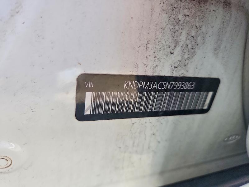 65359916 :رقم المزاد ، KNDPM3AC5N7993863 vin ، 2022 Kia Sportage مزاد بيع