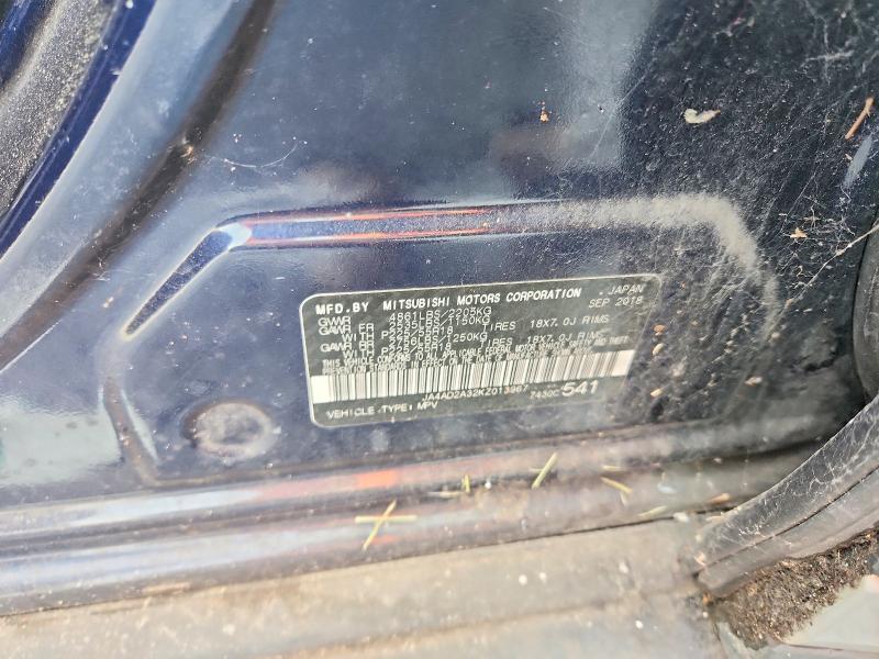Aukcja sprzedaży 2019 Mitsubishi Outlander, vin: JA4AD2A32KZ013967, numer aukcji: 64724436