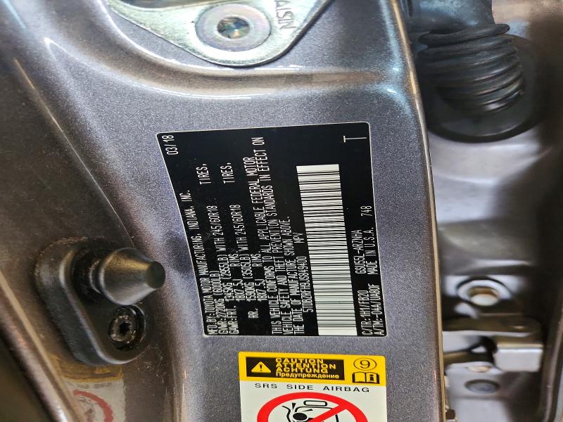 Продаж на аукціоні авто 2018 Toyota Highlander, vin: 5TDBZRFH9JS849400, номер лоту: 65498916