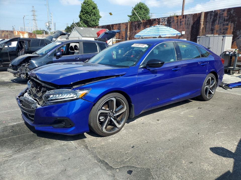 64488106 :رقم المزاد ، 1HGCV1F39NA079967 vin ، 2022 Honda Accord مزاد بيع