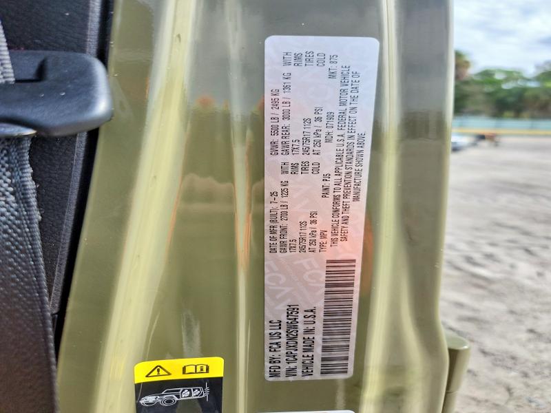 Aukcja sprzedaży 2025 Jeep Wrangler, vin: 1C4PJXDN2SW647591, numer aukcji: 63500876
