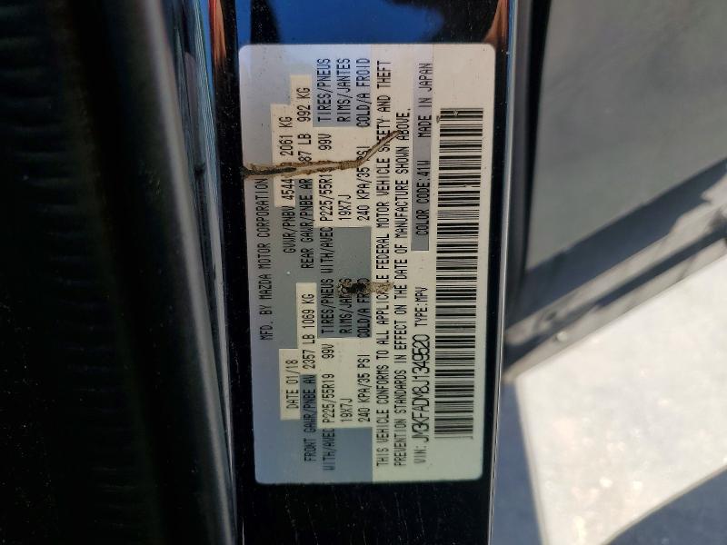 Aukcja sprzedaży 2018 Mazda Cx-5, vin: JM3KFADM8J1349520, numer aukcji: 65009736