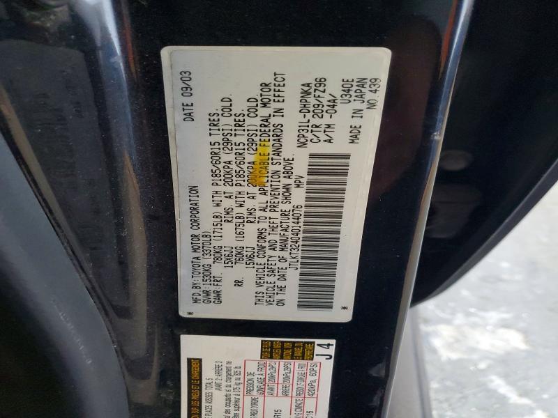 Aukcja sprzedaży 2004 Scion Xb, vin: JTLKT324040144076, numer aukcji: 63012516