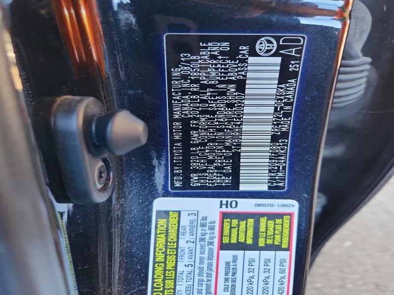 Aukcja sprzedaży 2014 Toyota Corolla, vin: 2T1BURHE4EC003207, numer aukcji: 64810516