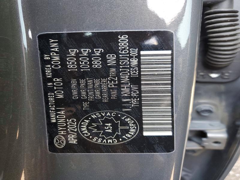 Aukcja sprzedaży 2025 Hyundai Elantra, vin: KMHLN4DJ1SU163806, numer aukcji: 64713746