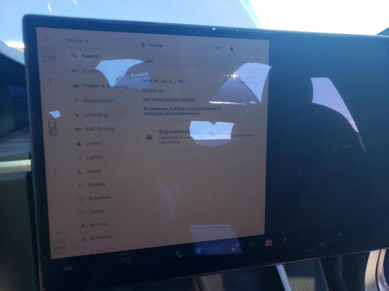 Продажа на аукционе авто 2022 Tesla Model X, vin: 7SAXCAE58NF343862, номер лота: 64312936
