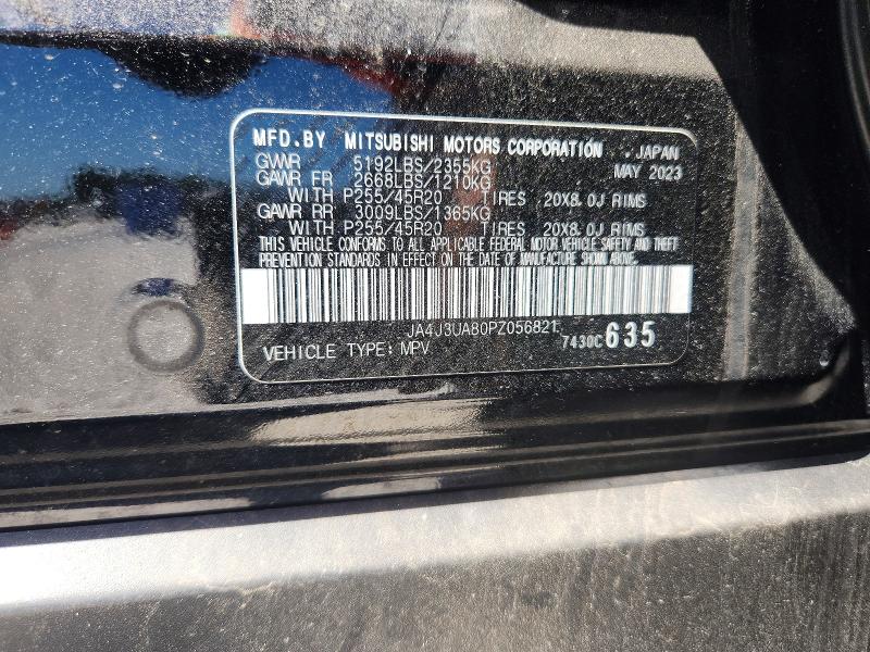 Auction sale of the 2023 Mitsubishi Outlander, vin: JA4J3UA80PZ056821, lot number: 65093616