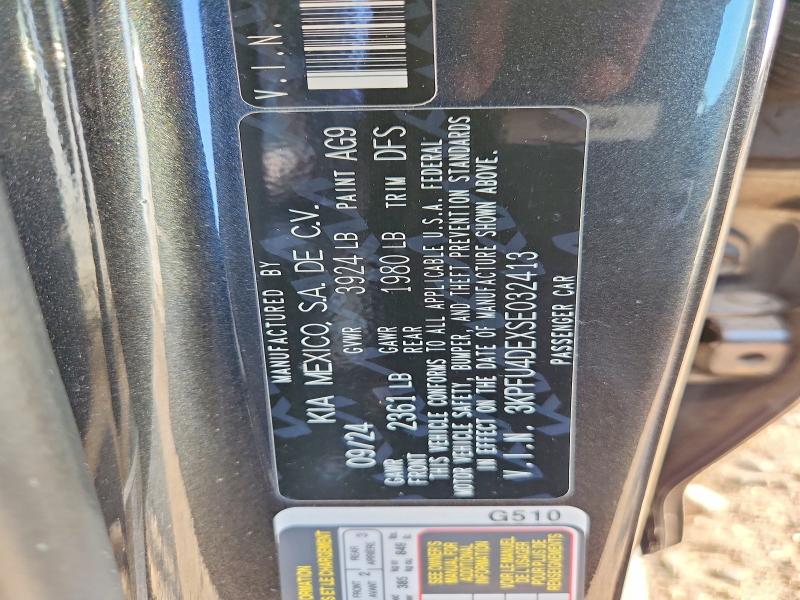 Aukcja sprzedaży 2025 Kia K4, vin: 3KPFU4DEXSE032413, numer aukcji: 65351026