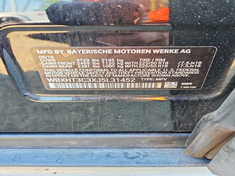 Продаж на аукціоні авто 2018 Bmw X1, vin: WBXHT3C3XJ5L31452, номер лоту: 64018316