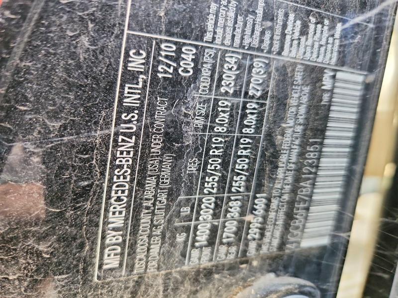 Продаж на аукціоні авто 2011 Mercedes-benz R, vin: 4JGCB6FE7BA123851, номер лоту: 65706886
