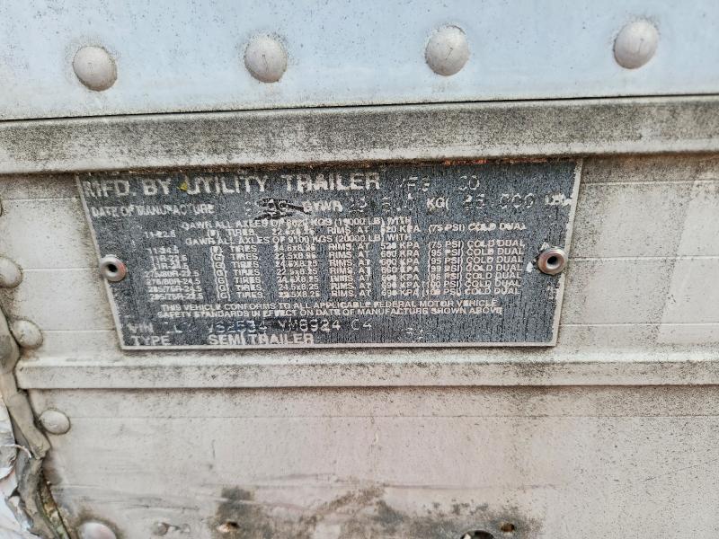 Aukcja sprzedaży 2000 Utility Trailer Trailer, vin: 1UYVS2534YM892404, numer aukcji: 63767446