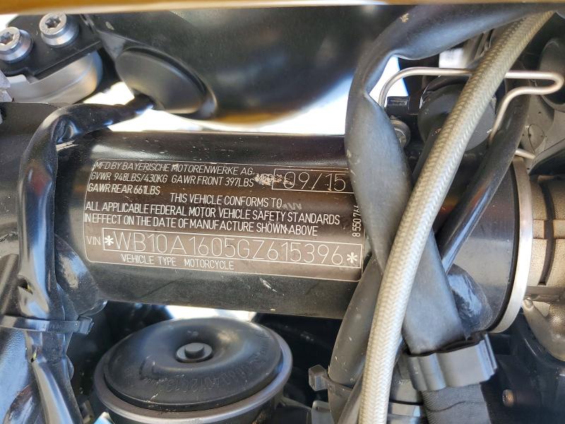 63398716 :رقم المزاد ، WB10A1605GZ615396 vin ، 2016 Bmw R Nine T مزاد بيع