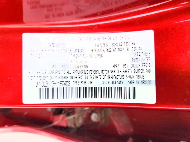 Auction sale of the 2017 Toyota Yaris Ia, vin: 3MYDLBYV3HY169498, lot number: 64161586
